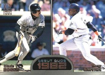 1999 Pacific Omega - Debut Duos #10 Wade Boggs / Tony Gwynn  Front