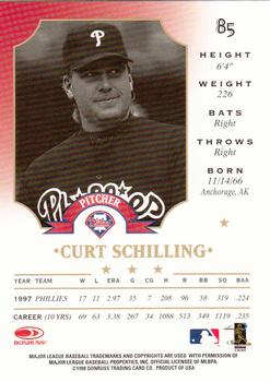1998 Leaf #85 Curt Schilling Back