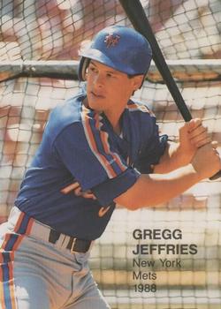 1988 Rookies (unlicensed) #2 Gregg Jefferies Front