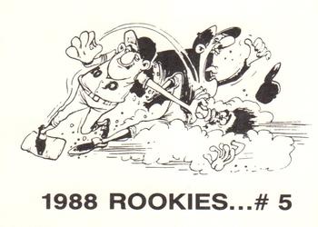 1988 Rookies (unlicensed) #5 Jack McDowell Back