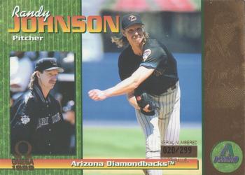 1999 Pacific Omega - Gold #13 Randy Johnson  Front
