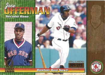 1999 Pacific Omega - Gold #42 Jose Offerman  Front