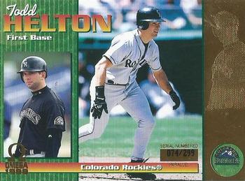 1999 Pacific Omega - Gold #82 Todd Helton  Front