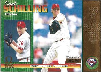 1999 Pacific Omega - Gold #183 Curt Schilling  Front