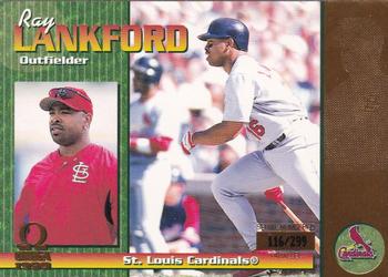 1999 Pacific Omega - Gold #195 Ray Lankford  Front
