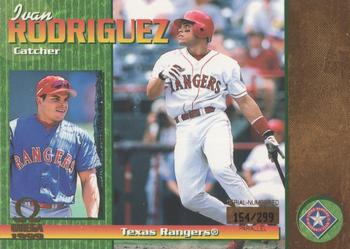 1999 Pacific Omega - Gold #239 Ivan Rodriguez  Front