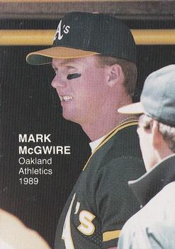 1989 Baseball's Finest Stars (unlicensed) #12 Mark McGwire Front