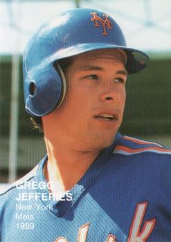 1989 Baseball's Finest Stars (unlicensed) #20 Gregg Jefferies Front