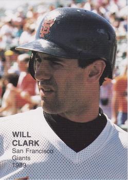 1989 Baseball's Finest Stars (unlicensed) #11 Will Clark Front