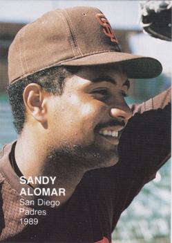 1989 Baseball's Finest Stars (unlicensed) #14 Sandy Alomar Jr. Front
