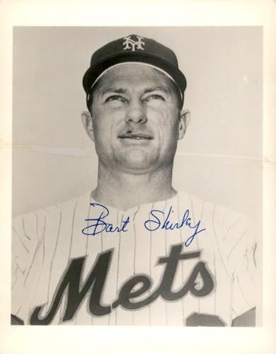 1967 New York Mets 4x5 Photos #NNO Bart Shirley Front
