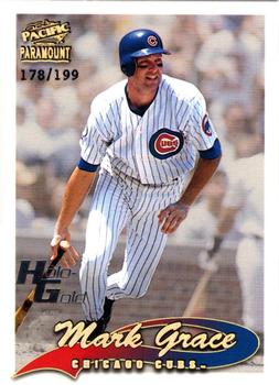 1999 Pacific Paramount - Holo-Gold #48 Mark Grace  Front