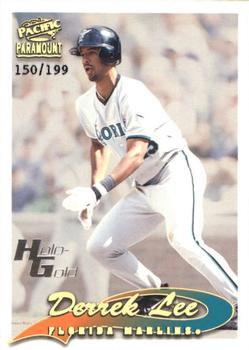 1999 Pacific Paramount - Holo-Gold #98 Derrek Lee  Front