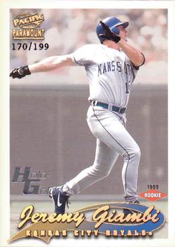 1999 Pacific Paramount - Holo-Gold #111 Jeremy Giambi  Front