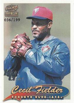 1999 Pacific Paramount - Holo-Gold #245 Cecil Fielder  Front