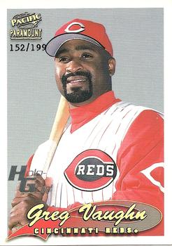 1999 Pacific Paramount - Holo-Gold #67 Greg Vaughn  Front