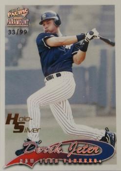 1999 Pacific Paramount - Holo-Silver #162 Derek Jeter  Front