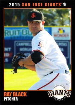2015 Grandstand San Jose Giants #23 Ray Black Front