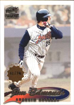 1999 Pacific Paramount - Opening Day #3 Jim Edmonds  Front