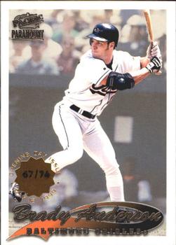 1999 Pacific Paramount - Opening Day #30 Brady Anderson  Front