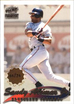 1999 Pacific Paramount - Opening Day #70 Sandy Alomar Jr.  Front