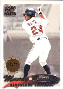 1999 Pacific Paramount - Opening Day #75 Manny Ramirez  Front