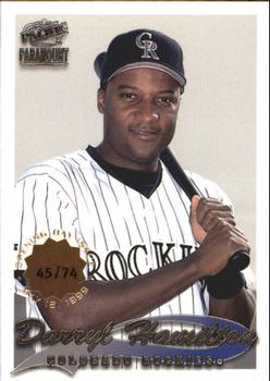 1999 Pacific Paramount - Opening Day #81 Darryl Hamilton  Front