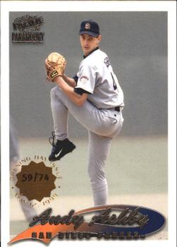 1999 Pacific Paramount - Opening Day #197 Andy Ashby  Front