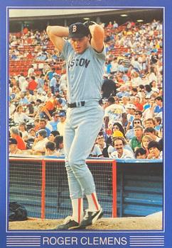 1988 Blue & White Series 1 (unlicensed) #9 Roger Clemens Front
