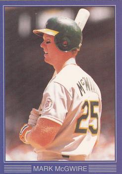 1988 Blue & White Series 1 (unlicensed) #7 Mark McGwire Front
