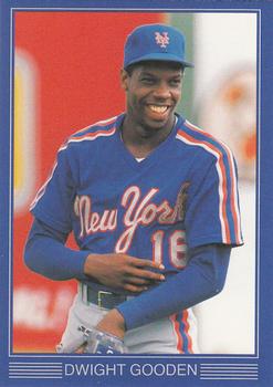 1988 Blue & White Series 1 (unlicensed) #10 Dwight Gooden Front