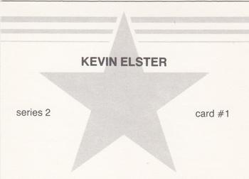 1988 Red Stars Series 2 (unlicensed) #1 Kevin Elster Back