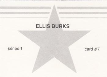 1988 Gray Star Series 1 White Border (unlicensed) #7 Ellis Burks Back