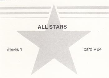 1988 Gray Star Series 1 White Border (unlicensed) #24 All Stars Back