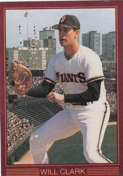 1988 Baseball Stars Series 3 (unlicensed) #3 Will Clark Front