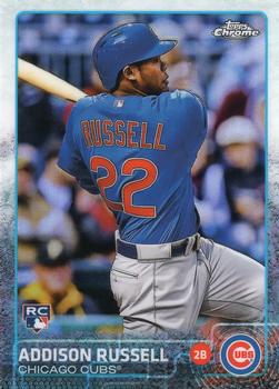 2015 Topps Chrome - Refractor #24 Addison Russell Front