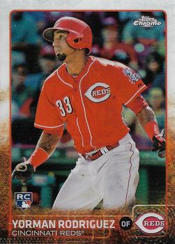 2015 Topps Chrome - Refractor #29 Yorman Rodriguez Front