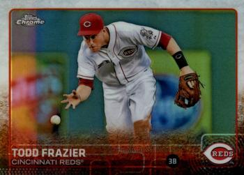 2015 Topps Chrome - Refractor #72 Todd Frazier Front