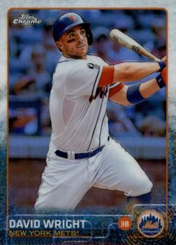 2015 Topps Chrome - Refractor #102 David Wright Front