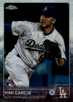 2015 Topps Chrome - Refractor #123 Yimi Garcia Front