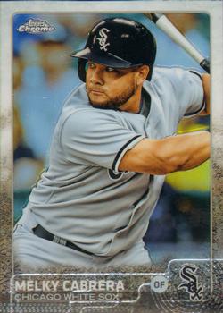 2015 Topps Chrome - Refractor #127 Melky Cabrera Front