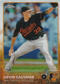 2015 Topps Chrome - Refractor #196 Kevin Gausman Front