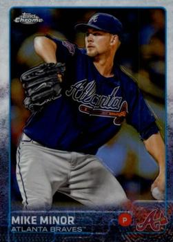 2015 Topps Chrome - Refractor #197 Mike Minor Front