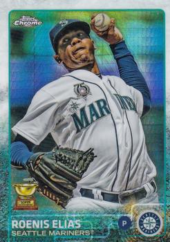 2015 Topps Chrome - Prism Refractor #20 Roenis Elias Front