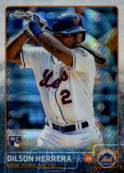 2015 Topps Chrome - Prism Refractor #80 Dilson Herrera Front