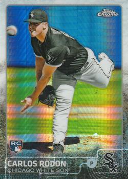 2015 Topps Chrome - Prism Refractor #90 Carlos Rodon Front