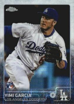 2015 Topps Chrome - Prism Refractor #123 Yimi Garcia Front