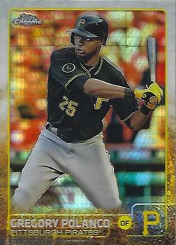 2015 Topps Chrome - Prism Refractor #126 Gregory Polanco Front