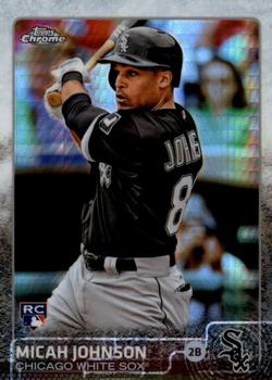 2015 Topps Chrome - Prism Refractor #153 Micah Johnson Front