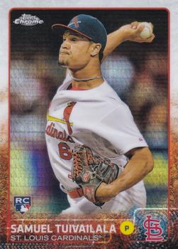 2015 Topps Chrome - Prism Refractor #174 Samuel Tuivailala Front